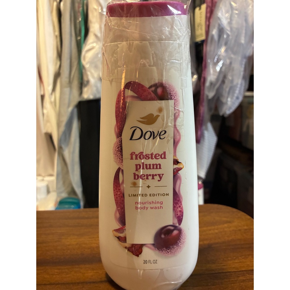 Dove Frosted Plum Berry Nourishing Body Wash Limited Edition Holiday Treats 20oz